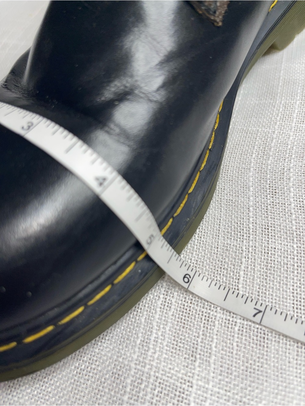 Dr. Martens Black Leather 1460 Louis Vuitton Leather Custom Boots - Picture 11 of 15